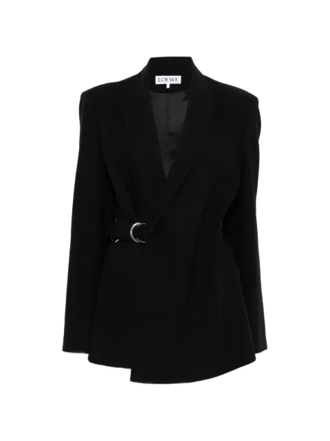LOEWE buckled wool blazer Black S359Y03XAK