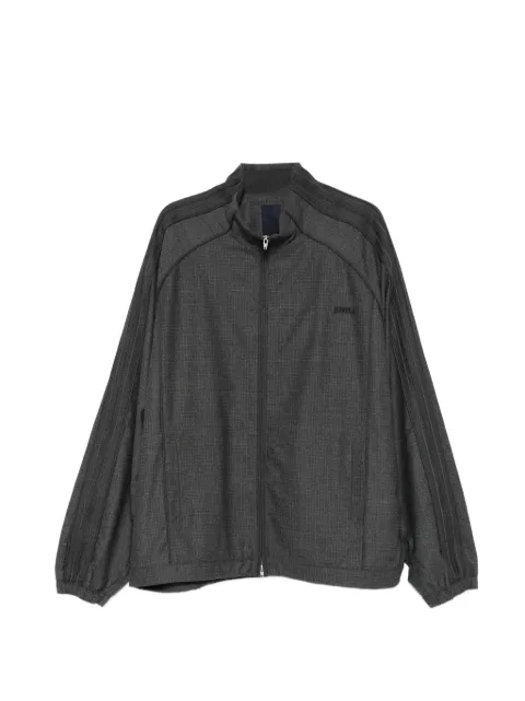 Juun.J zip-up checked jacket Grey JC6141P003