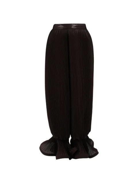 Rowen Rose pleated trousers Brown RR46501BROWN