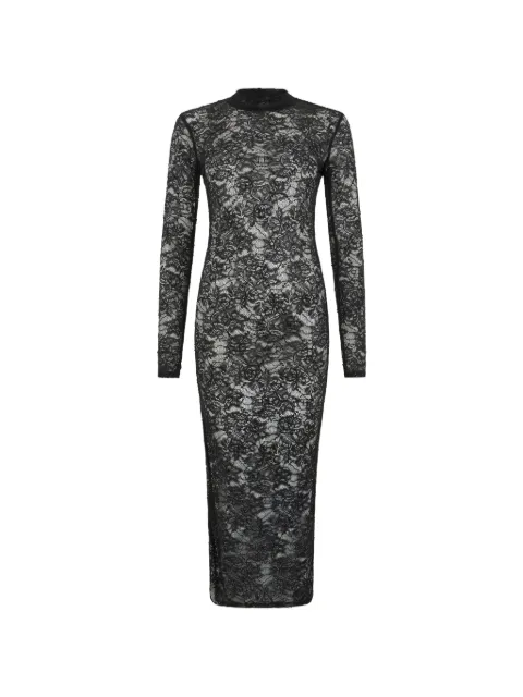 Philipp Plein lace open-back midi dress Black FAFCWRG3612PTE003N