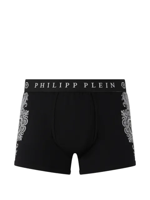 Philipp Plein Baroque logo-waistband boxers Black FAFCMUY0519PTE003N