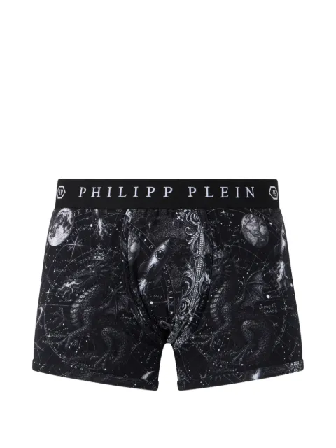 Philipp Plein Zodiac-print boxers Black FAFCMUY0515PTE003N