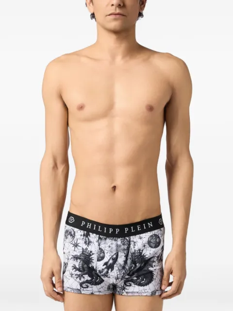 Philipp Plein Zodiac-print boxers White FAFCMUY0515PTE003N