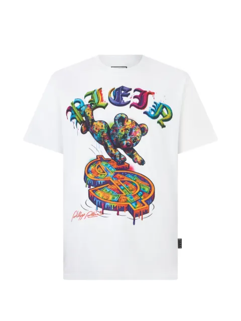 Philipp Plein graphic-print t-shirt White FAFCMTK9134PJY002N