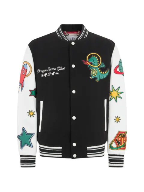 Philipp Plein college bomber Plein Space Black FAFCMRB3084PLE131N