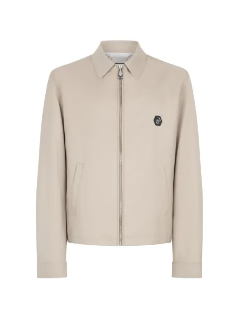 Philipp Plein zipped blouson Neutrals FAFCMRB3065PTE022N