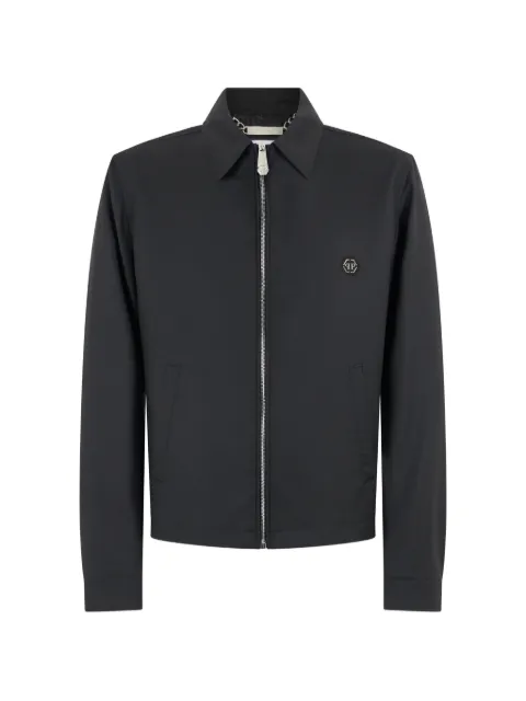 Philipp Plein zipped blouson Black FAFCMRB3065PTE022N