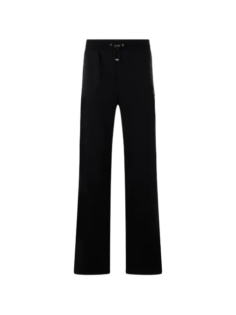 Philipp Plein contrast-stitching track pants Black FAFCMJT2865PTE180N