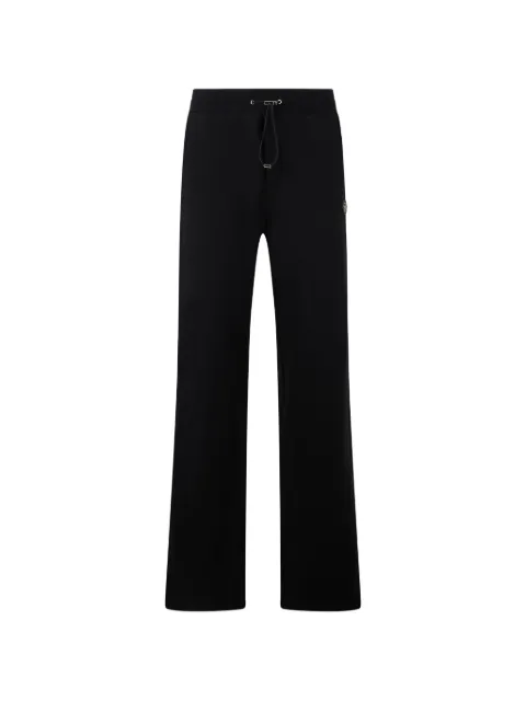 Philipp Plein logo-patch track pants Black FAFCMJT2865PTE180N