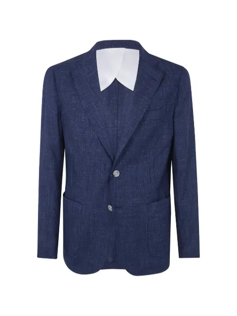 Barba wool blazer Blue BACTIVE53061