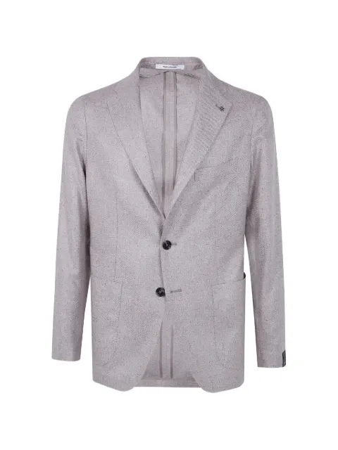 Tagliatore peak-lapel single-breasted blazer Grey 1SMC22KPE440044
