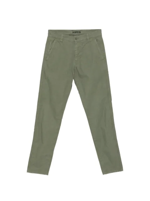 ASPESI buttoned trousers Green CP17G178