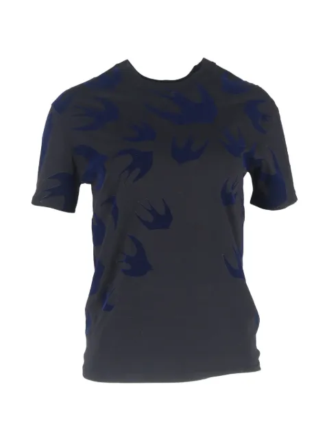Alexander McQueen Pre-Owned bird-print T-shirt Grey RFCPUGBCL678803W