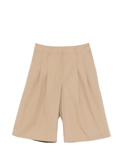 Yves Salomon pleated shorts Neutrals 26EYP023XXCOSA