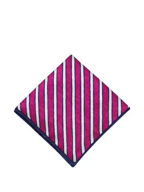 Brunello Cucinelli striped pocket square Red MX8680091C003