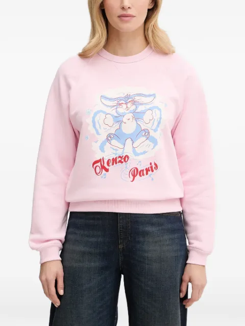Kenzo rabbit-detail sweatshirt Pink FG52SW2034MJ