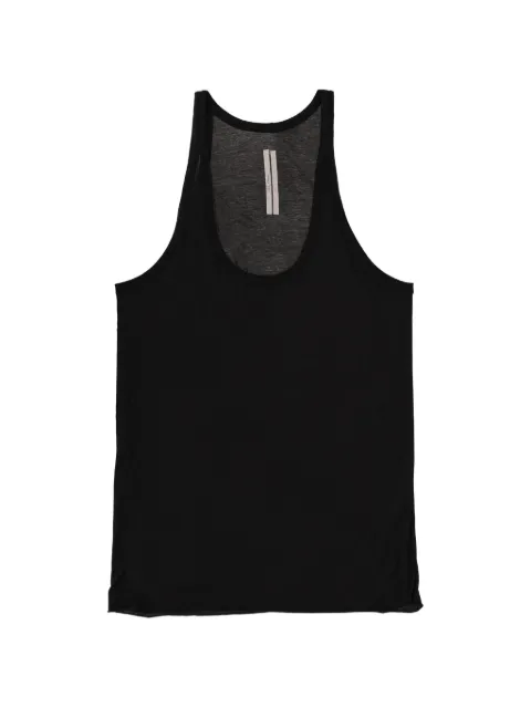Rick Owens scoop-neck tank top Black RR01F2101BH