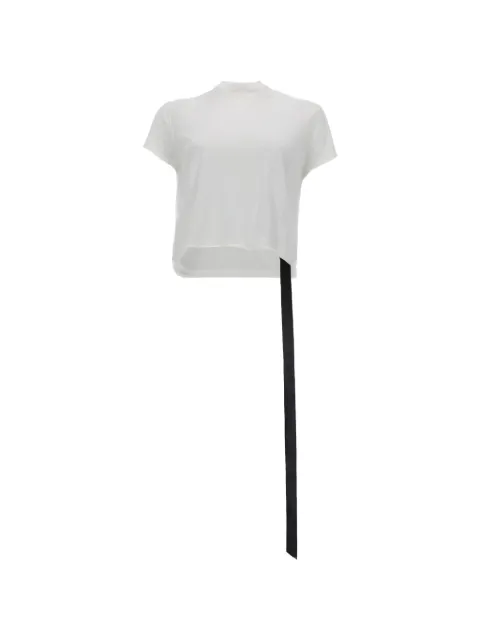 Rick Owens DRKSHDW strap-detail T-shirt White DS01F4207BH