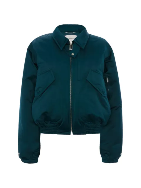 Victoria Beckham padded bomber jacket Blue 1126WJK006908A