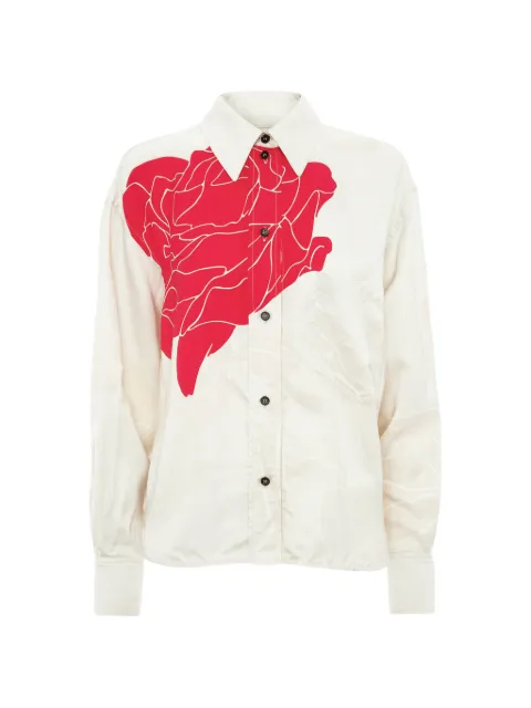 Victoria Beckham floral print shirt Neutrals 1124WSH005238I