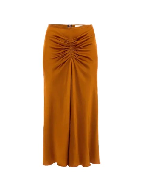 Victoria Beckham midi Bela skirt Orange 1126WSK006985A