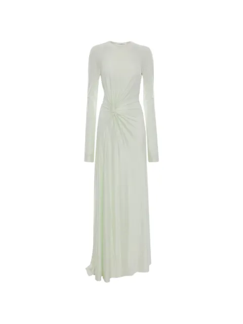 Victoria Beckham Twist waist gown dress Green 1126WDR007087A
