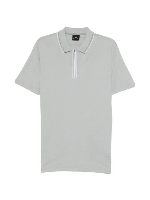 PS Paul Smith ribbed polo shirt Grey M2R322YV22333