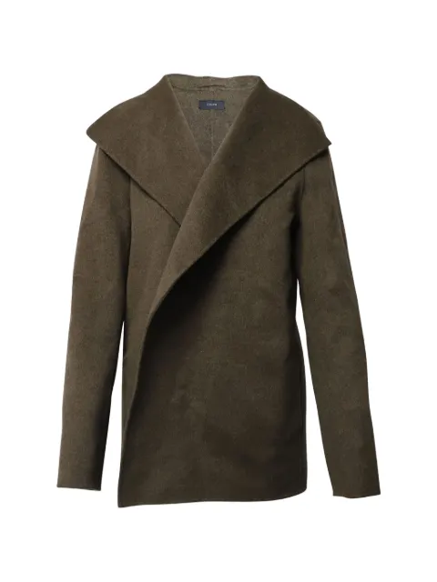 JOSEPH shawl-collar wool coat Green TONPUGBCL189289W