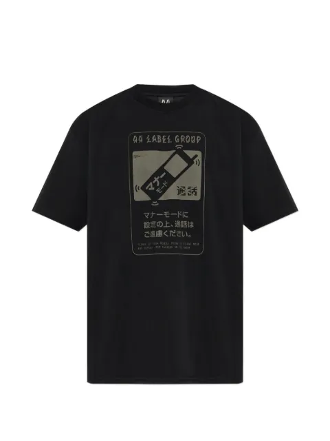 44 LABEL GROUP graphic T-shirt Black B0030556FA706P768