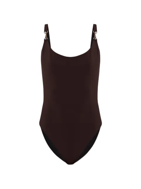 Tory Burch clip tank swimsuit Brown 175262