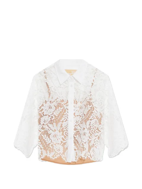 Michael Michael Kors lace button shirt White MS64101KQ9