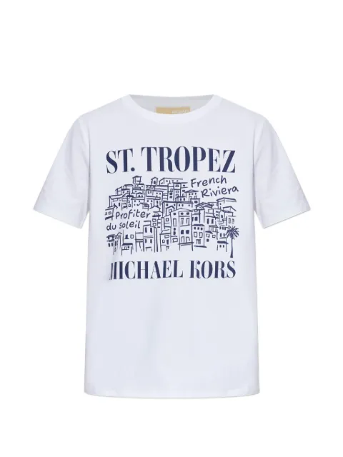 Michael Michael Kors graphic T-shirt White MS6520K97J
