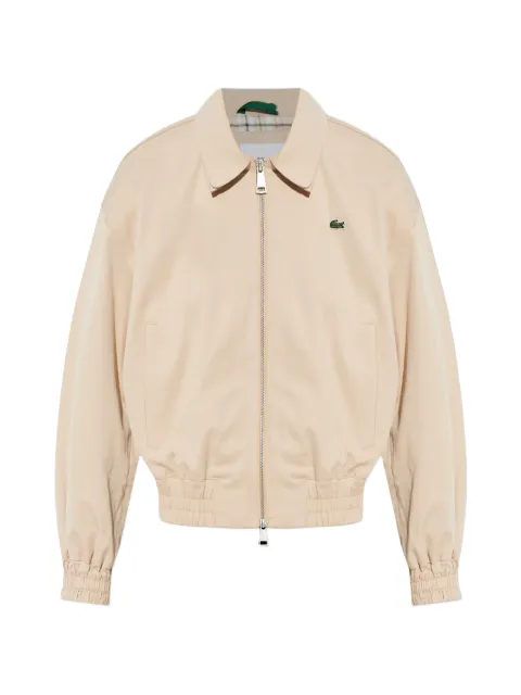 Lacoste collared zip jacket Neutrals BF5305