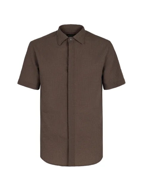 Emporio Armani short-sleeve shirt Brown EM005655TE20392U6128