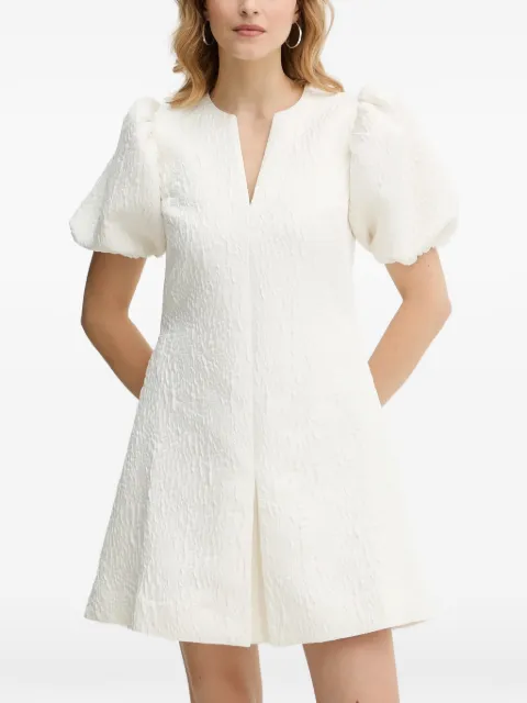 Stine Goya v-neck puff-sleeve mini dress White SGPS26D1872448