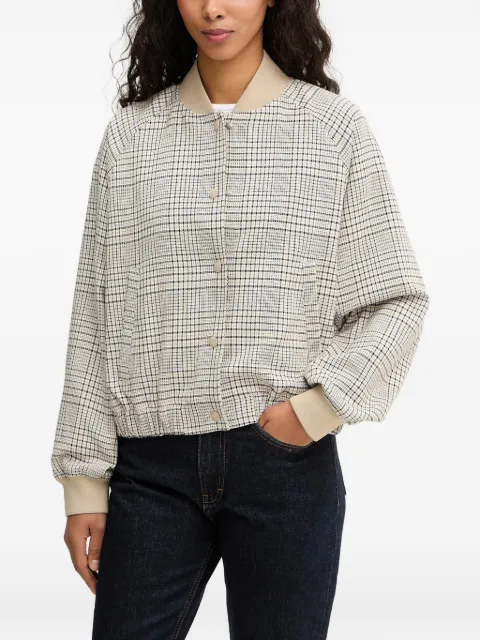 Marc O'Polo checked bomber jacket Neutrals 5000007540