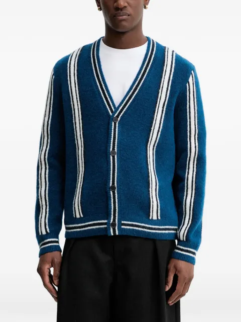 Marc O'Polo striped v-neck cardigan Blue 5000008243