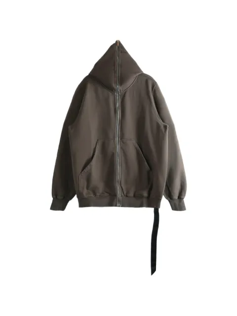 Rick Owens DRKSHDW Mountain zip-up hoodie Brown DU01F4283F