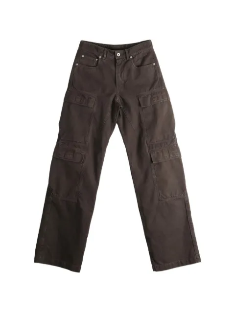 Rick Owens DRKSHDW multi-pocket cargo pants Brown DS01F4308CVS