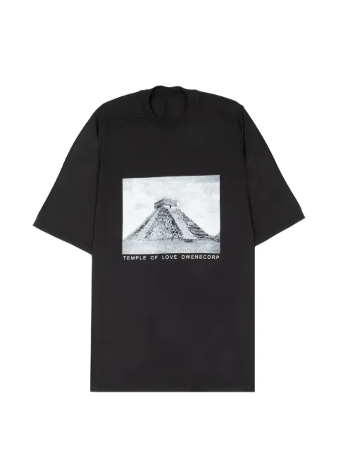 Rick Owens DRKSHDW Jumbo graphic-print oversized T-shirt Black DS01F4204RNEP2