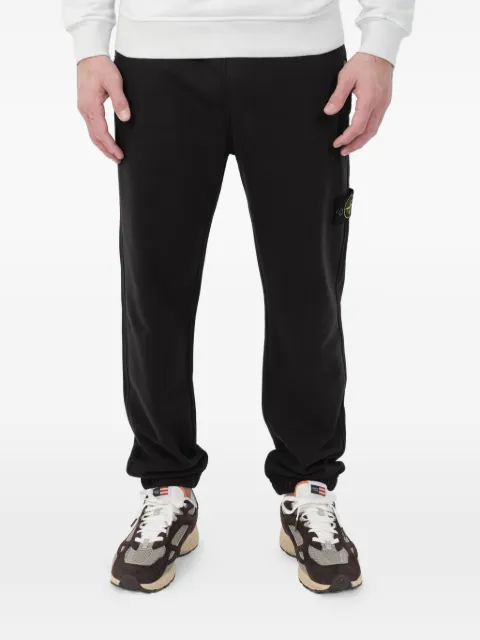 Stone Island 6200004 cotton fleece regular-fit joggers with seasonal pocket Black L1S156200004S0410