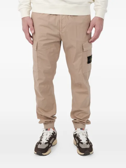 Stone Island Compass-badge cargo trousers Neutrals L1S153100031S003V