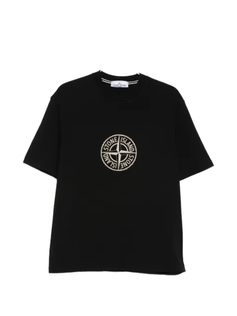 Stone Island 2100001 organic cotton jersey T-shirt Black L1S152100001S0362