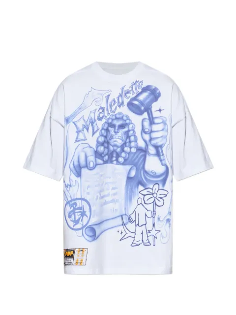 PDF graphic T-shirt White DFM54029TJ112JUDGE