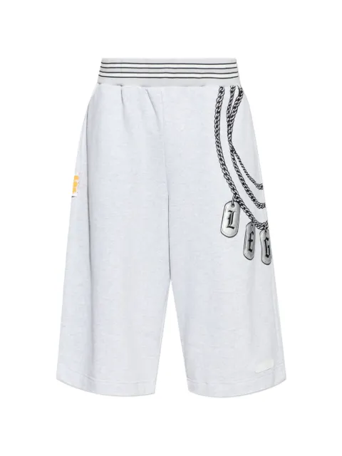 PDF chain-print trousers Grey DFM03041TJ103CHAIN