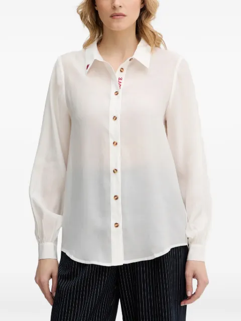 NEVER FULLY DRESSED Love Milley shirt White NFDTO2023