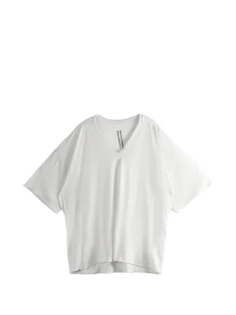 Rick Owens Tommy V-neck T-shirt White RR01F2279BH