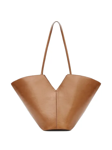 FRANCESCO BIASIA maxi Winona 4ever magnetic leather shoulder bag Brown FBBP9JG01A