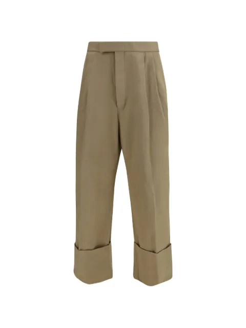 Thom Browne double-pleat trousers Neutrals MTC232AF0175