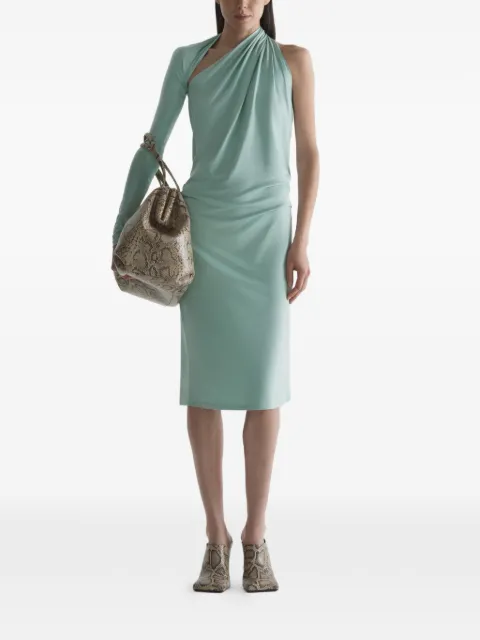 Mugler draped loop dress Blue 26S1RO18503012